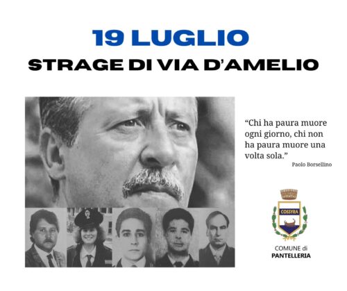 19 Luglio – Strage di Via D’Amelio