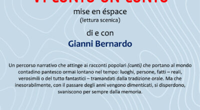 “Vi cuntu un cuntu” di Gianni Bernardo – mise en éspace (lettura scenica)